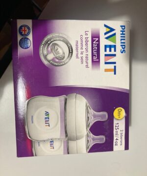 Lot de 2 biberons AVENT Natural 125 ml *